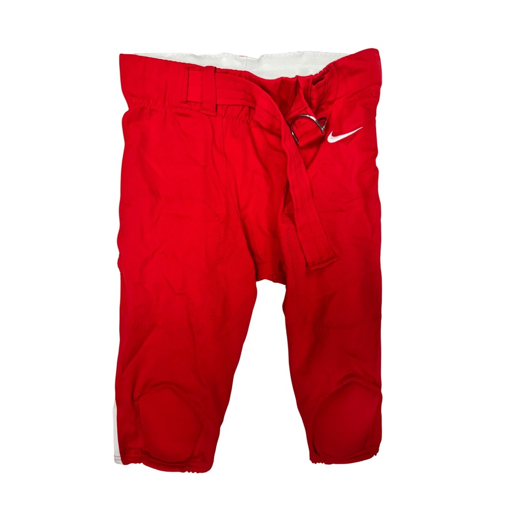 Nike Mens‎ Team Engineered Football Pants Red White Stripe AO4799-658 Size M NEW